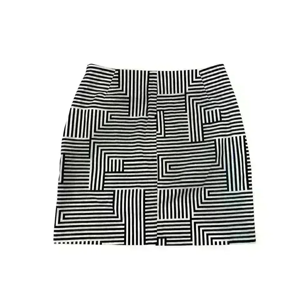 KATE SPADE SATURDAY GEOMETRIC MINI SKIRT SIZE S